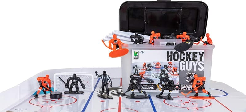 NHL Hockey Guys Playset - Penguins vs. Flyers, 25 Pieces