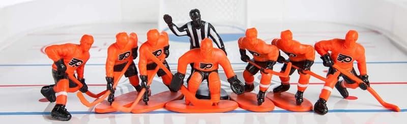 NHL Hockey Guys Playset - Penguins vs. Flyers, 25 Pieces