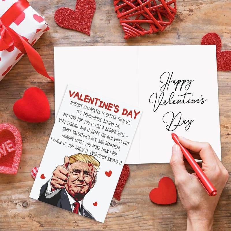 Funny Valentine's Day Card for Couples, Romantic Love Note