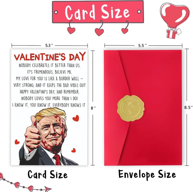 Funny Valentine's Day Card for Couples, Romantic Love Note