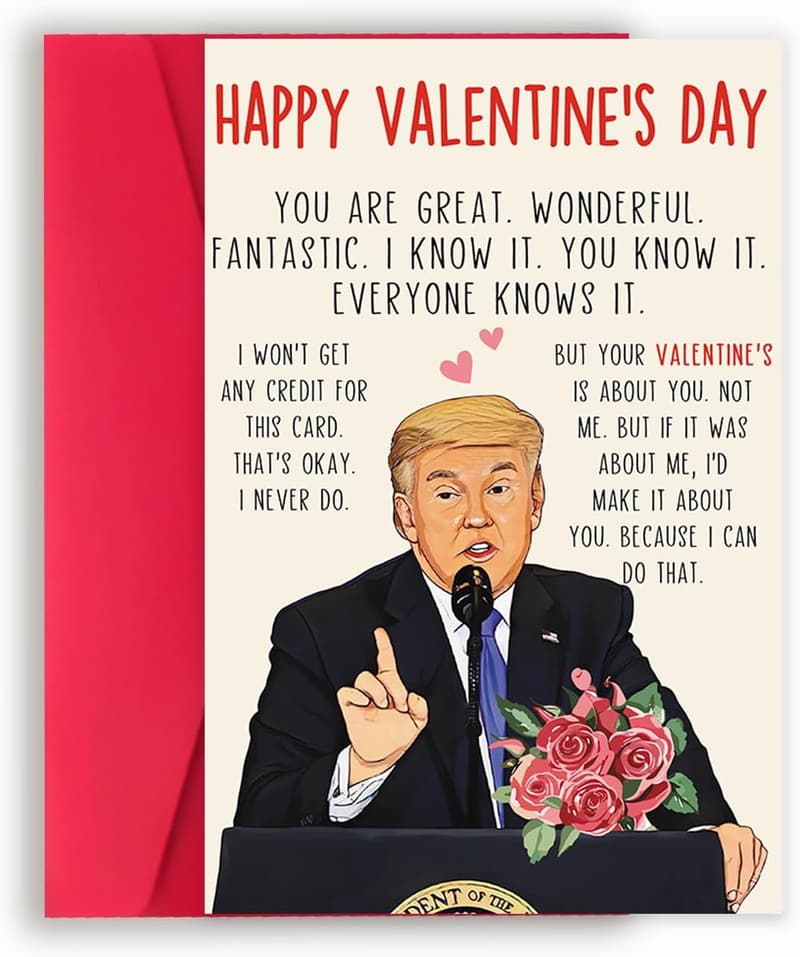 Funny Valentine's Day Card for Couples - Humorous Gift Idea