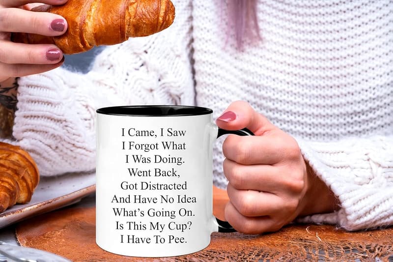 Birthday Gift - Funny 11oz Ceramic Mug for Seniors
