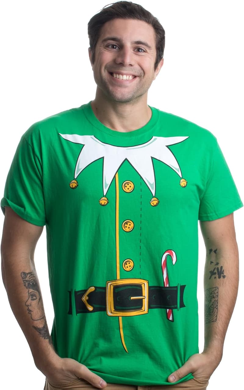 Christmas Novelty T-Shirts for Men | Fun Unisex Costume Tees