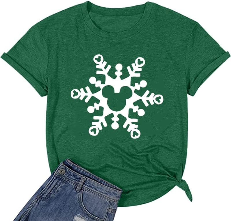 Magic Kingdom Castle Graphic Tee for Women - Casual Vacation Top