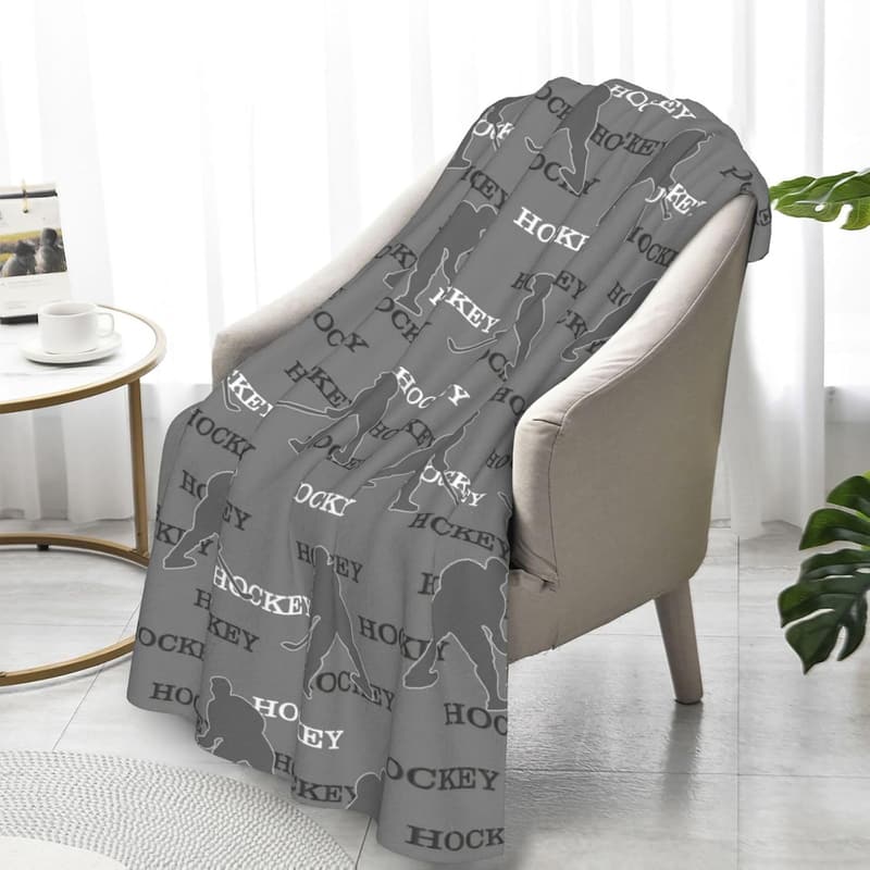 Reversible Fleece Hockey Blanket - Soft 40