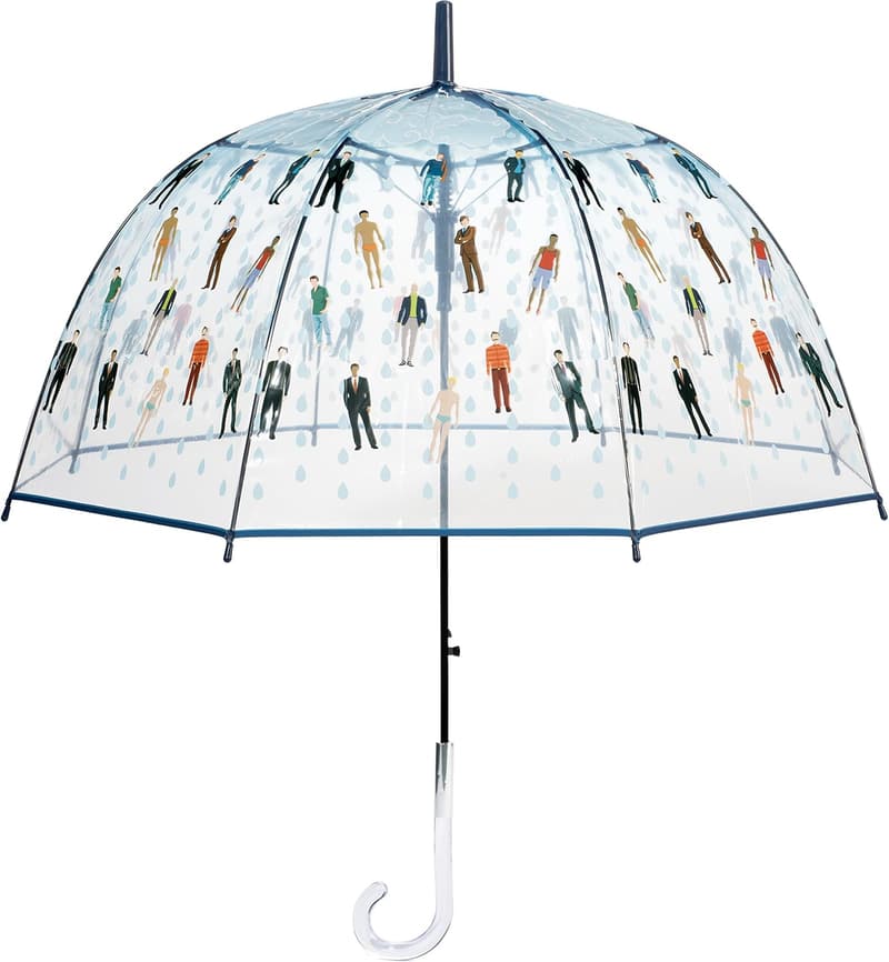 Clear Bubble Dome Umbrella - Modern Design, Auto-Open, Spacious Canopy