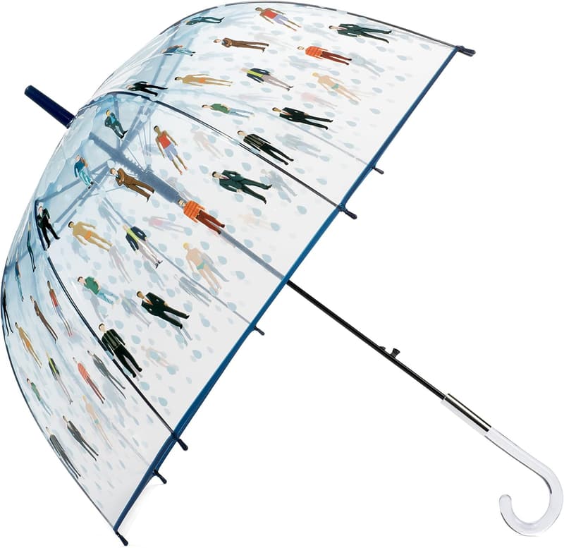 Clear Bubble Dome Umbrella - Modern Design, Auto-Open, Spacious Canopy