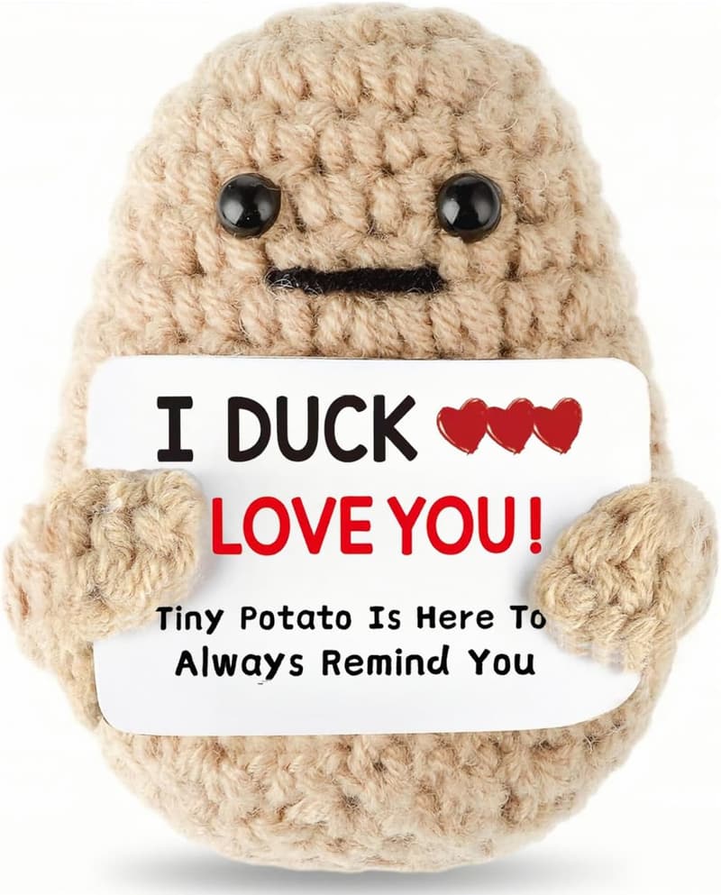Positive Potato Birthday Gift for Women (I Duck Love You)