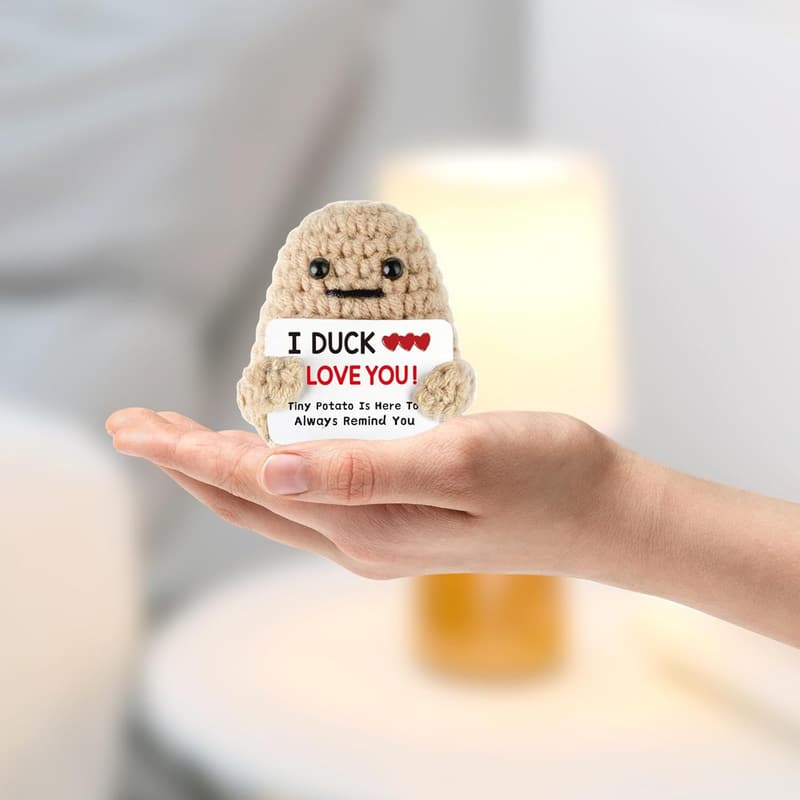 Positive Potato Birthday Gift for Women (I Duck Love You)