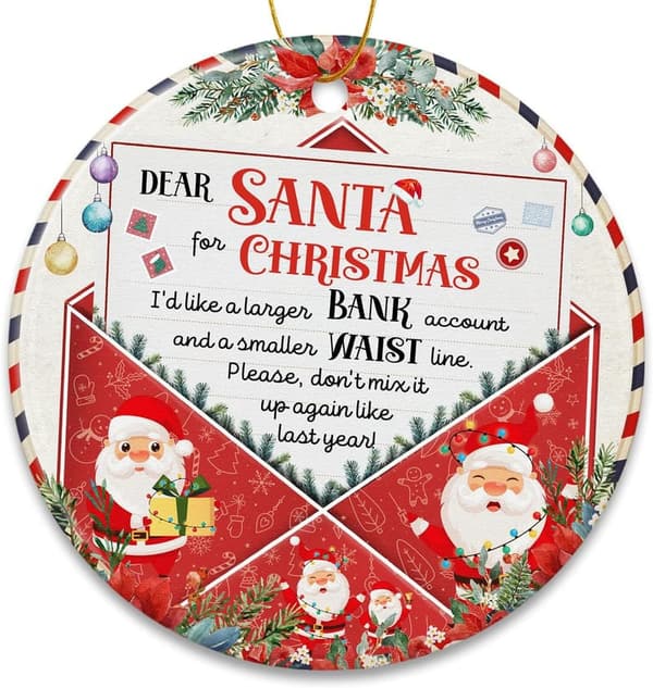 Funny Christmas Ornaments for Adults - Gag Gifts and Tree Decor