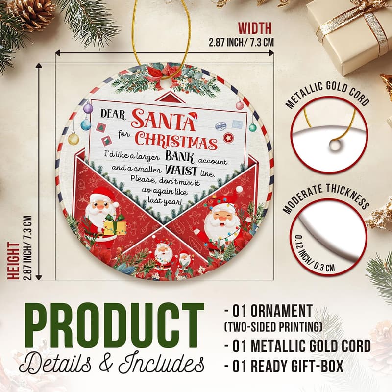 Funny Christmas Ornaments for Adults - Gag Gifts and Tree Decor