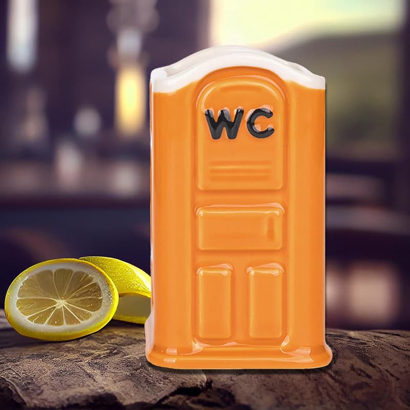 Funny Porta Potty Shot Glasses - Novelty Gift for Adults