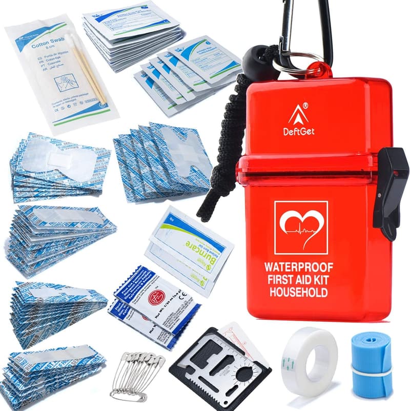 Mini Waterproof First Aid Kit for Camping and Travel