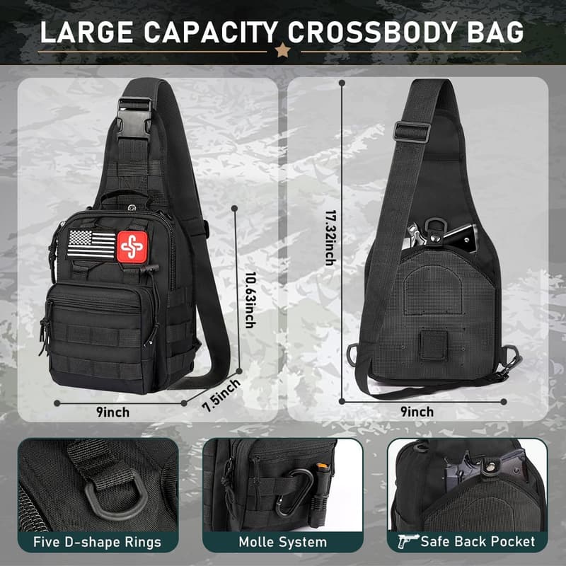 Emergency Survival Kit with 262 Pieces, First Aid & Bag