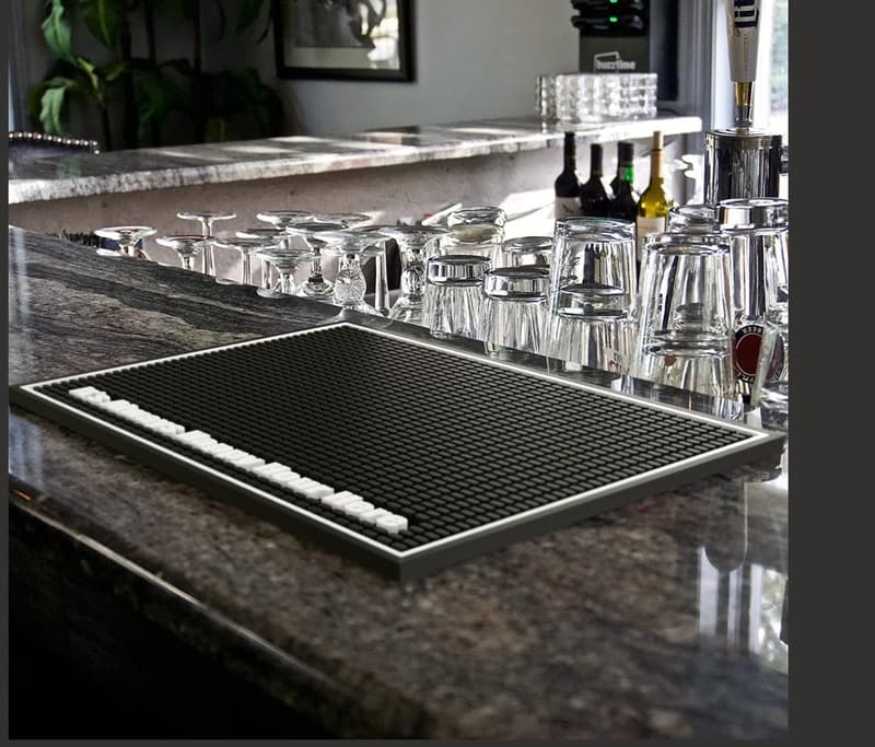 Happy Hour Custom Bar Mat - Durable 18