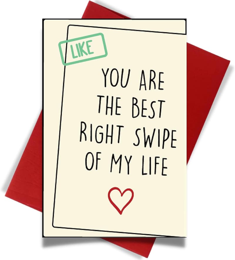 Anniversary Greeting Card - Funny Romantic Gift for Couples