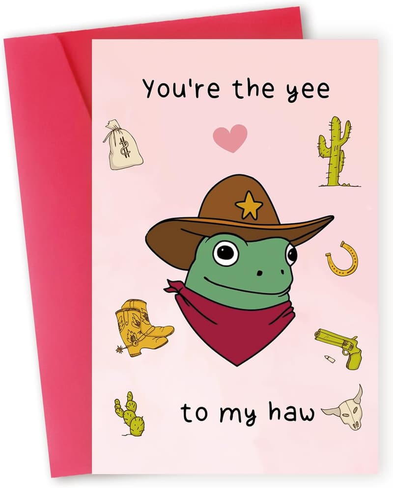 Humorous Valentine's Day Card for Couples