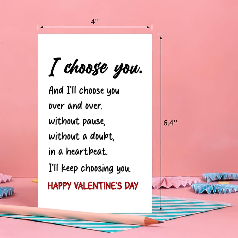 Valentine's Day Funny Card for Him and Her
