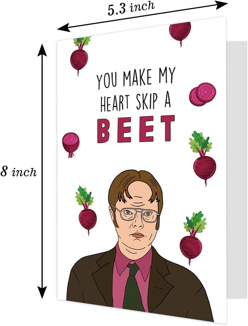 Valentine's Day Unique Card for Couples - Cute Office Design