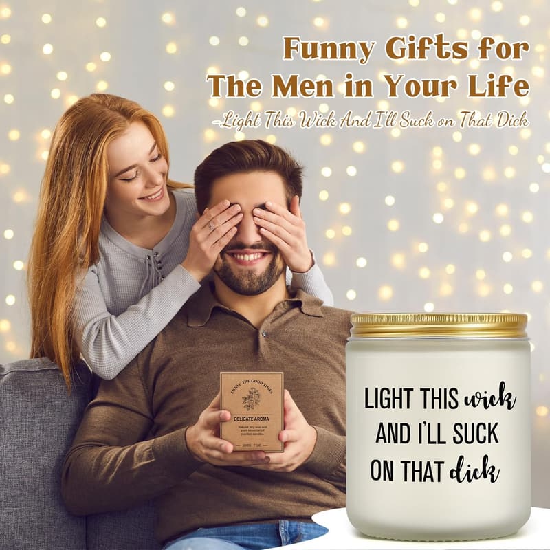 Valentine's Day Romantic Candle Gift for Him