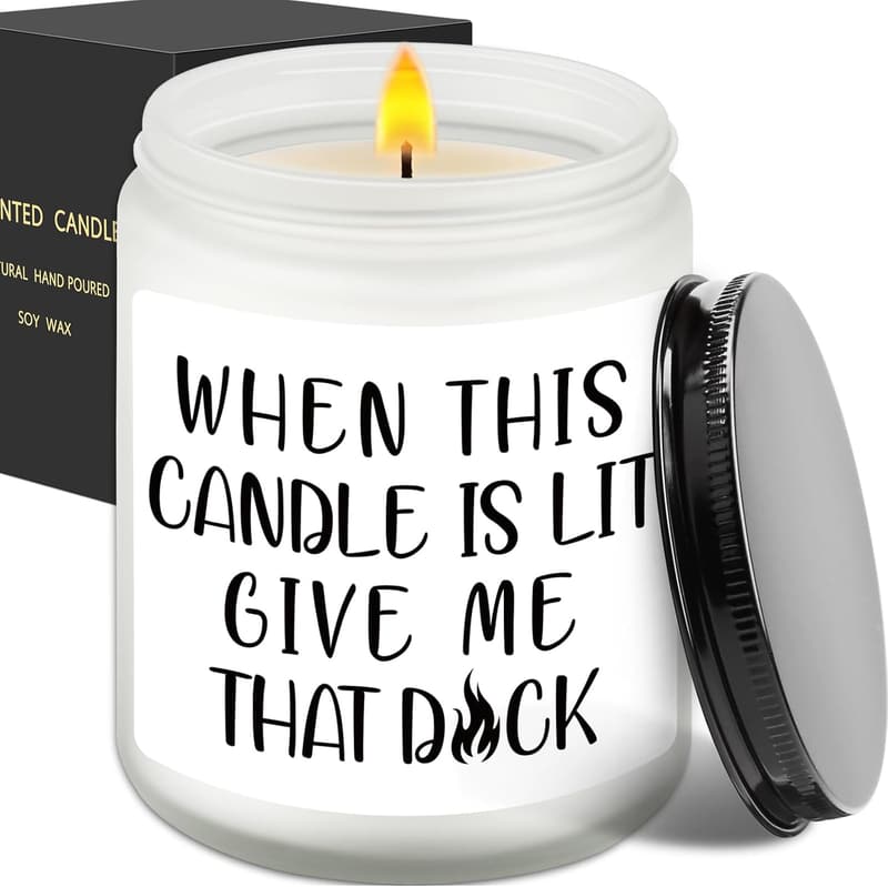 Funny Candle Gift for Boyfriend - Birthday & Anniversary