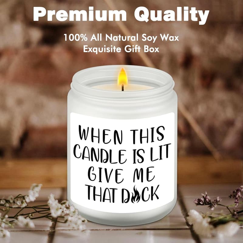 Funny Candle Gift for Boyfriend - Birthday & Anniversary