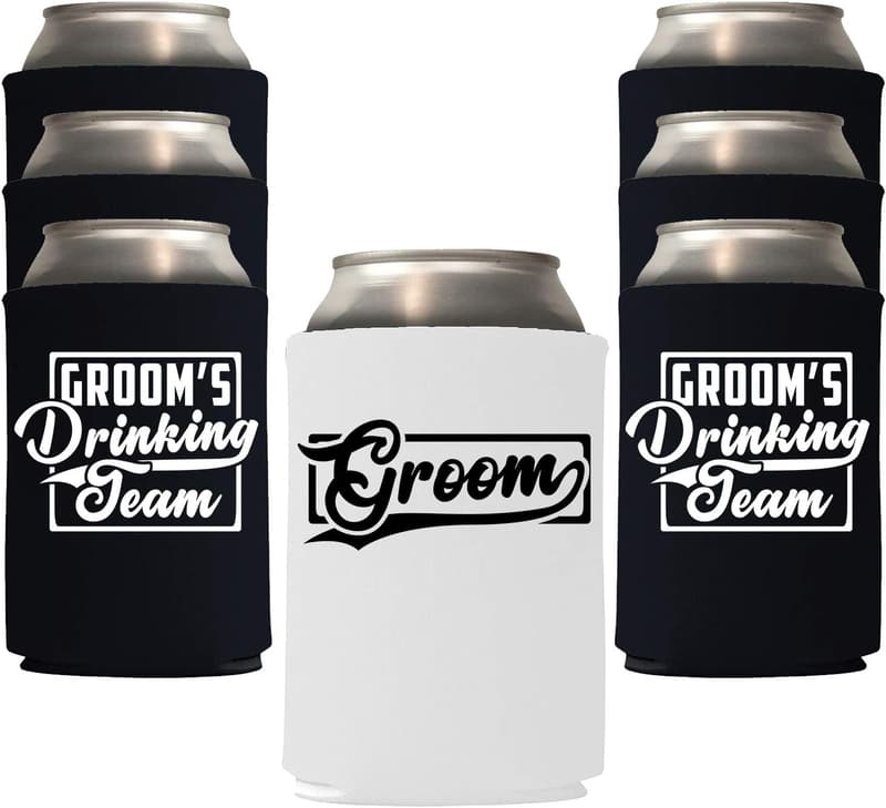 Groom's Drinking Team Can Coolie - Bachelor Party Favor