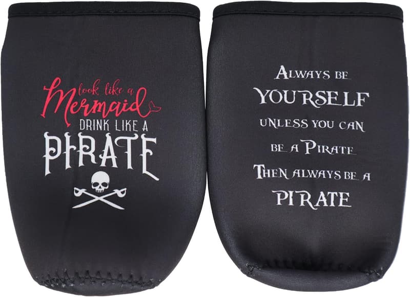 Funny Pirate Can Cooler - Unique Birthday Gift for Men, 16 oz