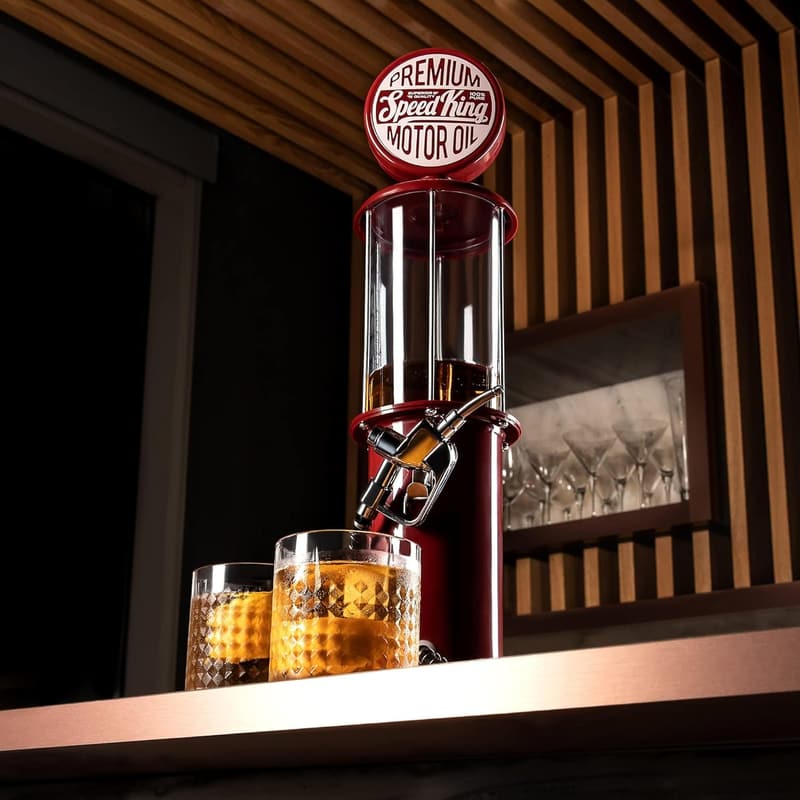 Vintage-Style 30 oz Liquor Dispenser for Home Bar Decor