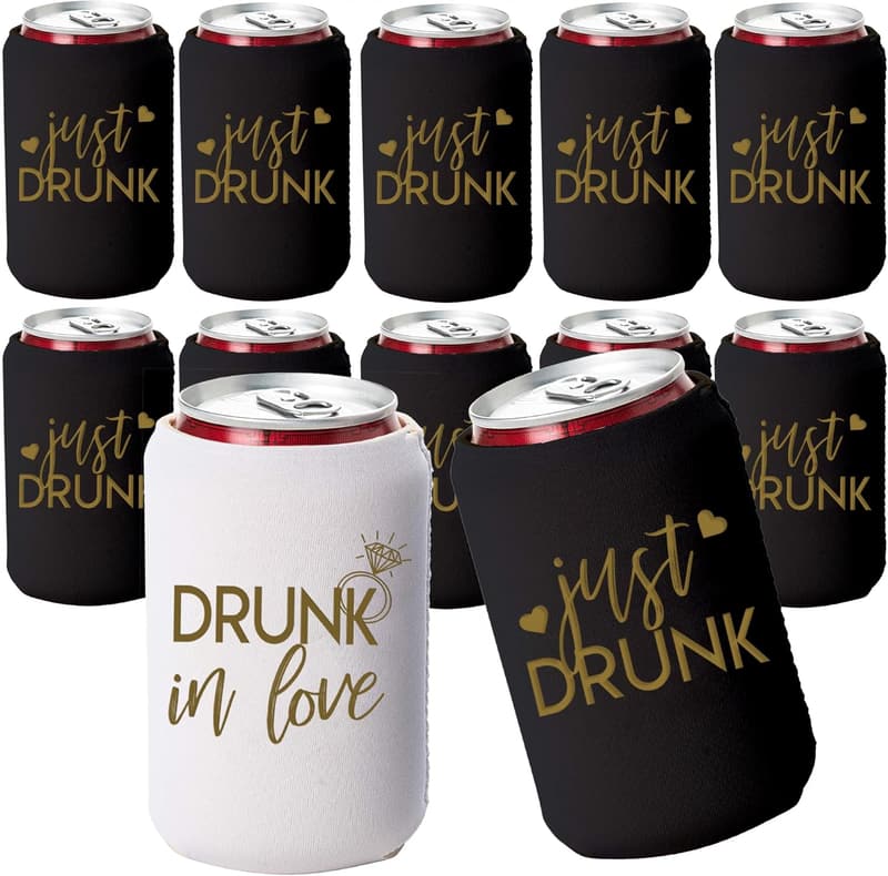 Bachelorette Party Can Coolers - Set of 12 for Guests