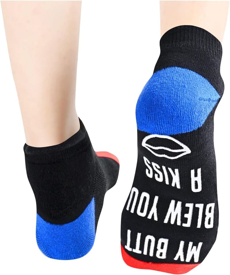Funny Socks for Couples - Sarcastic Fart Design