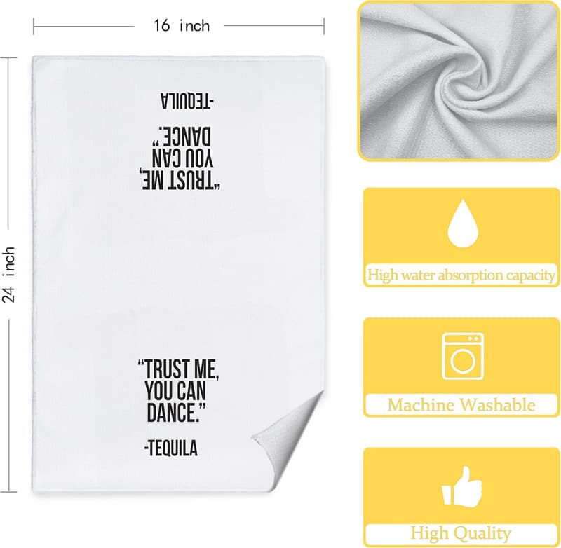 Tequila Lover Bar Towels - Fun Gifts for Bartenders 16x24