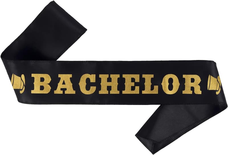 Gold Bachelor Party Sash - Groom to Be Decor & Gift