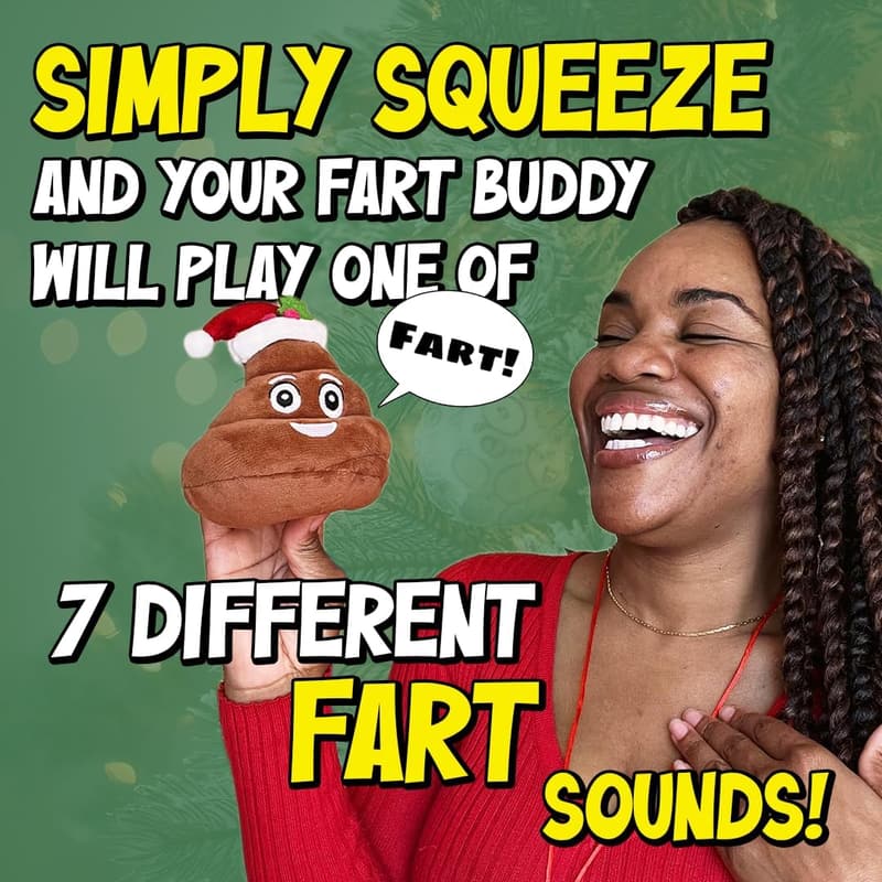 Funny Farting Santa Talking Toy - Perfect Holiday Gag Gift