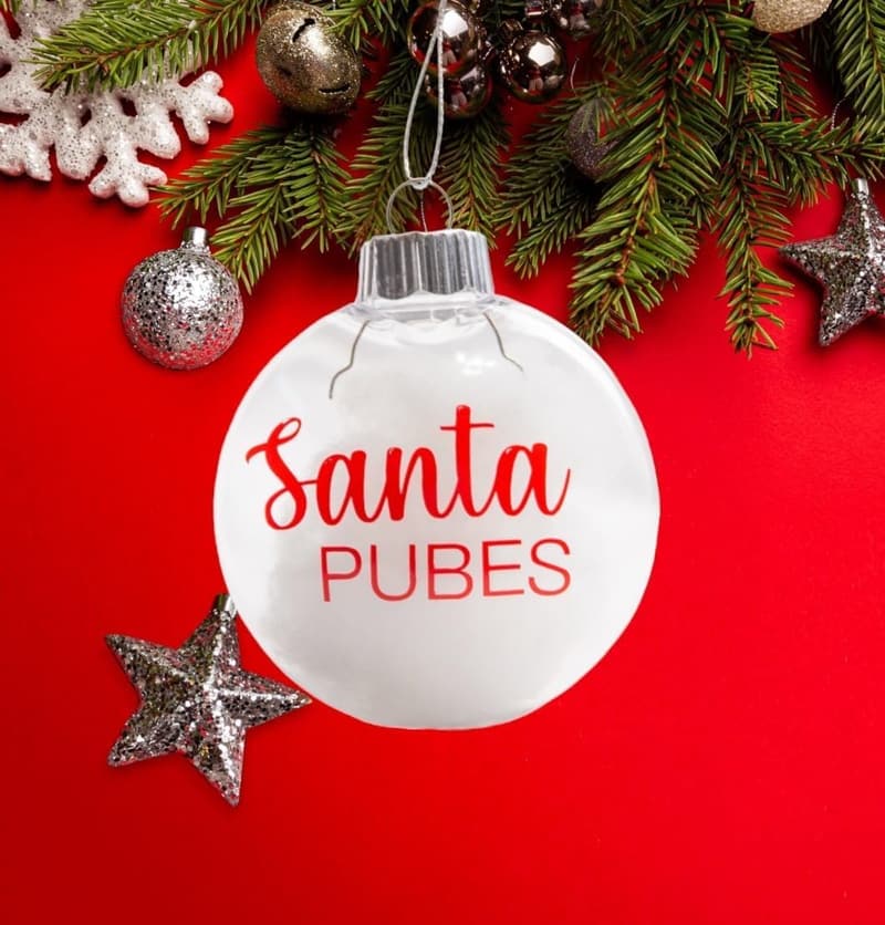 Hilarious Gag Gift Shatterproof Christmas Ornaments