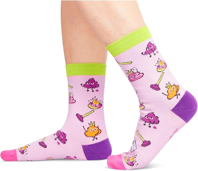 Sarcastic USA Flag Fart Socks for Men & Women
