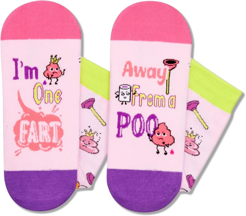 Sarcastic USA Flag Fart Socks for Men & Women