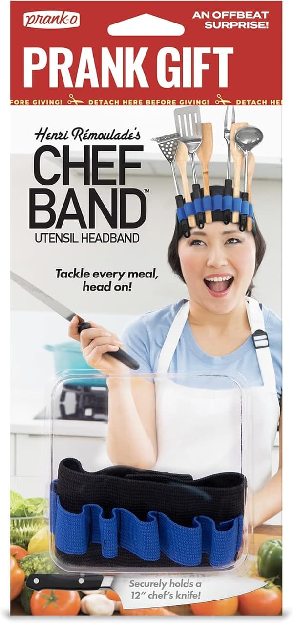 Funny Chef Headband Gag Gift for Comedy Lovers