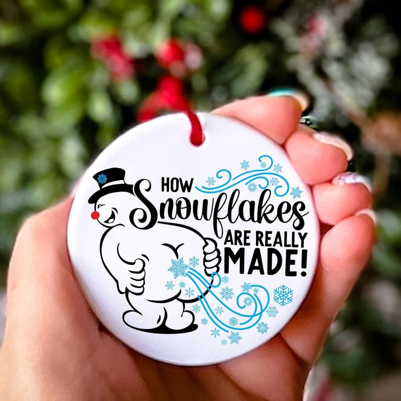 Funny Christmas Ornaments 2024 - White Elephant Gifts for Adults
