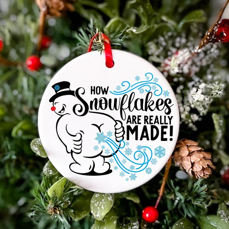 Funny Christmas Ornaments 2024 - White Elephant Gifts for Adults