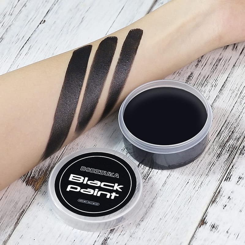 Halloween Professional Black Face & Body Paint - Non-Toxic 70g