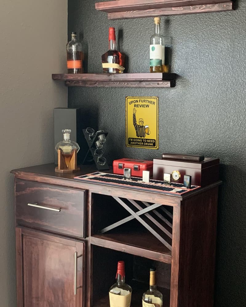 Football Decor Vintage Bar Sign - 