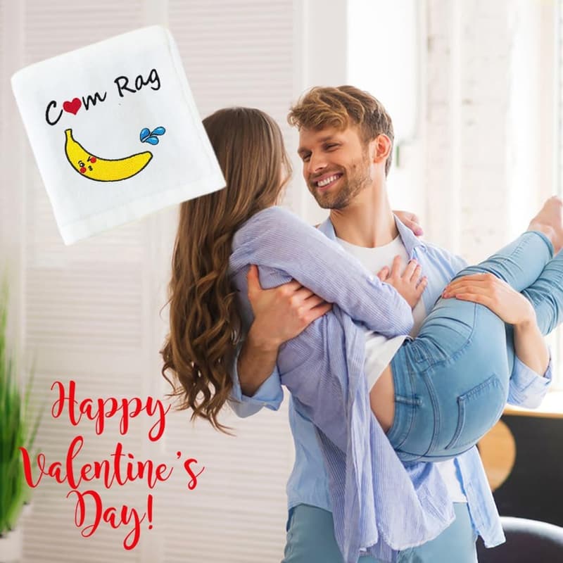 Valentine's Day Funny Towel Gag Gift for Him
