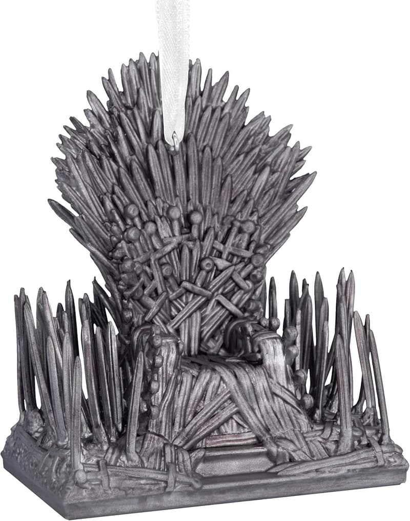 House of The Dragon Iron Throne Christmas Ornament