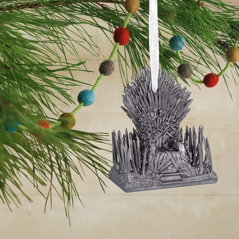 House of The Dragon Iron Throne Christmas Ornament