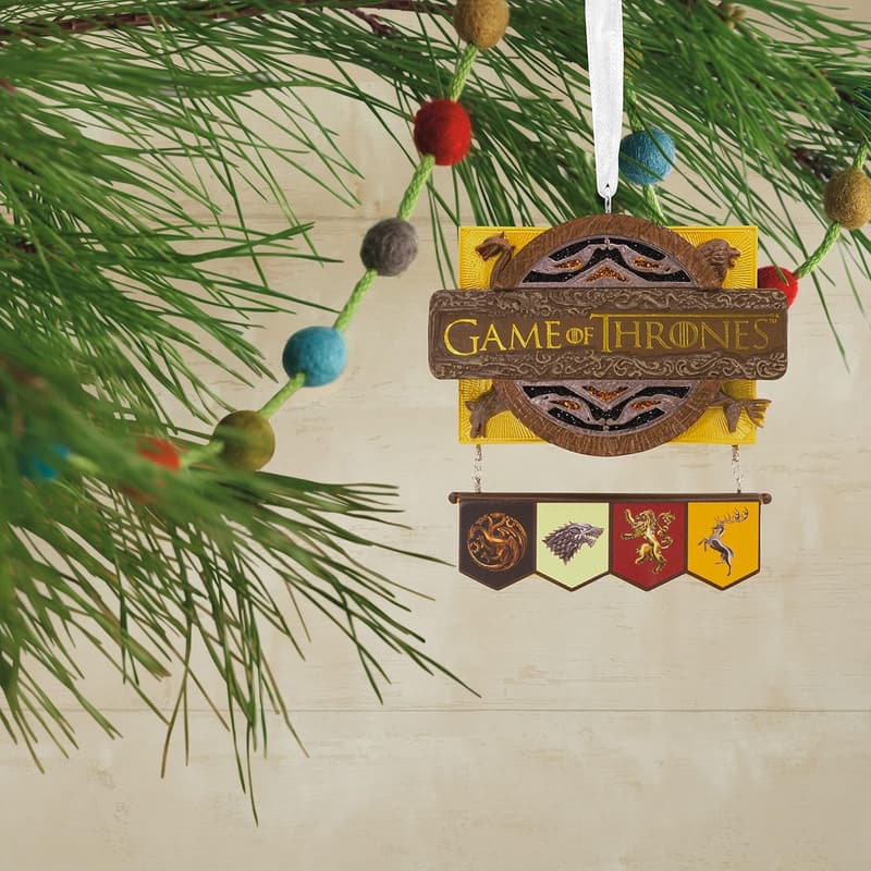 Game of Thrones Christmas Ornament - House Targaryen, Stark, Lannister, Baratheon