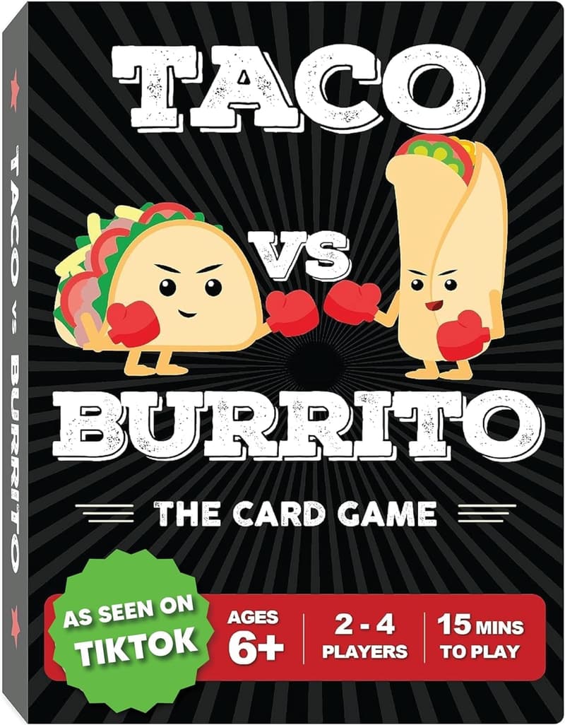 Taco vs Burrito Card Game - Family-Friendly Strategy Game