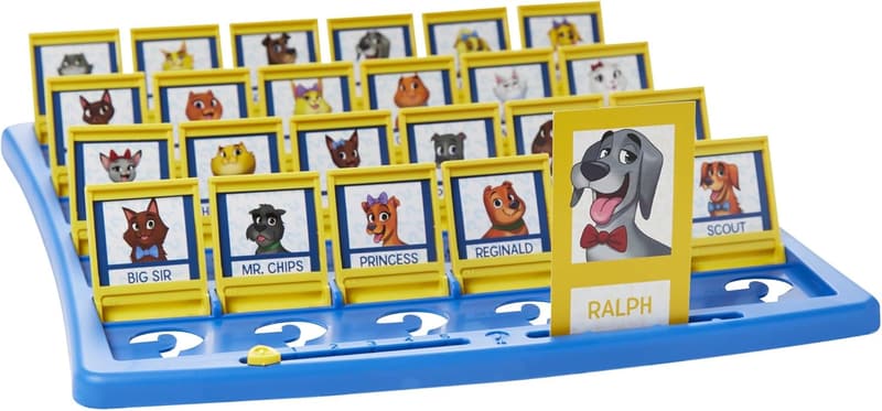 Guess Who? Board Game with People & Pets Cards for Kids 6+