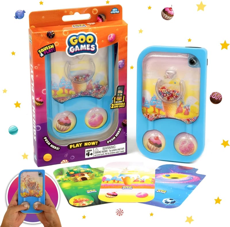 Hand-Held Water Game with Floating Treasures for Travel Fun