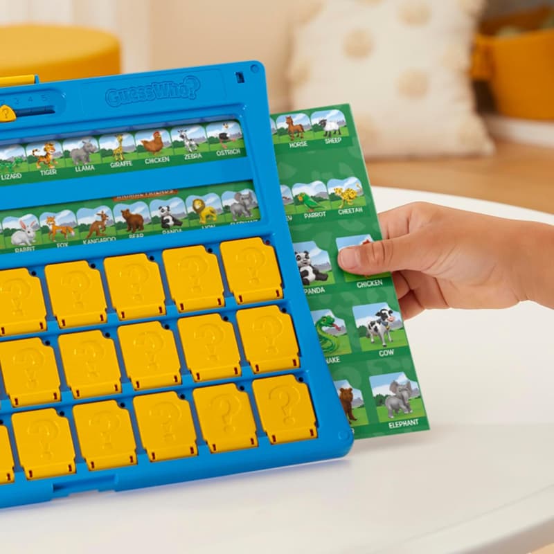 Animal Friends Guess Who? 2-Player Game for Kids Ages 6+